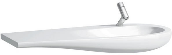 LAUFEN ILBAGNOALESSI ONE umývadlo 120 cm, s otvorom pre batériu a prepadom, LCC H8149744001041 Obrázek - Hlavní obrázek