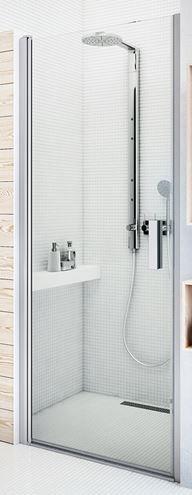 ROTH TOWER LINE TCN1/900 sprchové dvere 90x200 cm, lietacie, striebro/sklo transparent 728-9000000-01-02 Obrázek - Hlavní obrázek