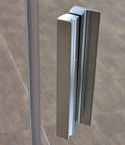 ROTH TOWER LINE TCN1/1000 sprchové dvere 100x200 cm, lietacie, striebro/sklo transparent 728-1000000-01-02 Obrázek - fotka