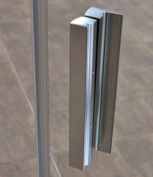 ROTH TOWER LINE TCN1/1000 sprchové dvere 100x200 cm, lietacie, striebro/sklo transparent 728-1000000-01-02 Obrázek - fotka