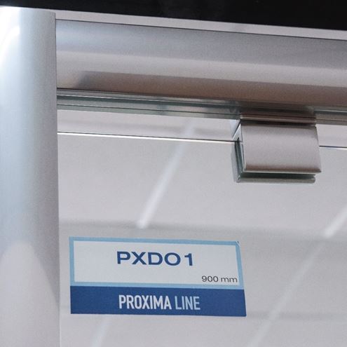 ROTH PROXIMA LINE PXDO1N/800 sprchové dvere 80x200 cm, pivotové, brillant/sklo satinato 525-8000000-00-15 Obrázek - fotka