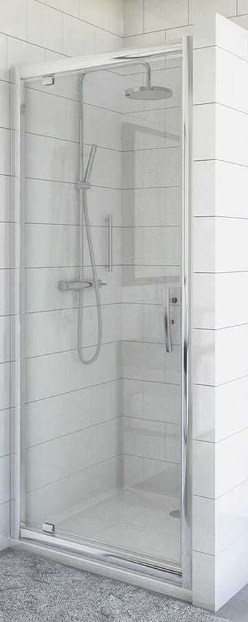 ROTH PROXIMA LINE PXDO1N/900 sprchové dvere 90x200 cm, pivotové, brillant / sklo transparent