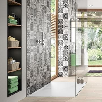 HÜPPE EASY FLAT sprchová vanička 160x100 cm, liaty mramor, samonosná EF0119.055 Obrázek - fotka