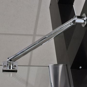ROTH TOWER LINE TDO1/900 sprchové dvere 90x200 cm, lietacie, striebro/sklo transparent 724-9000000-01-02 Obrázek - fotka