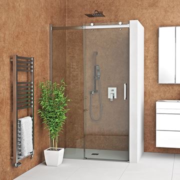 ROTH AMBIENT LINE AMD2/1500 sprchové dvere 150x200 cm, posuvné, brillant/sklo transparent 620-1500000-00-02 Obrázek - fotka