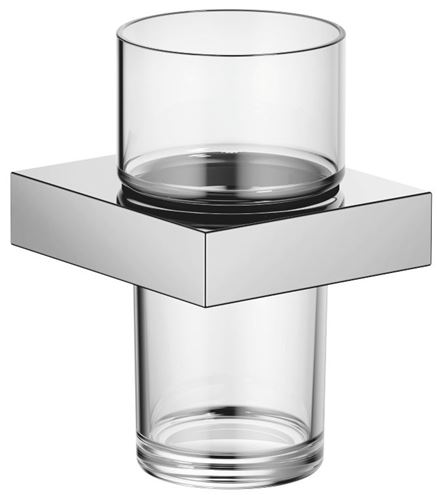 DORNBRACHT MEM nástenný pohárik, sklo, chróm 83 400 780-00 Obrázek - Hlavní obrázek