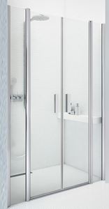 ROTH TOWER LINE TDN2/1200 sprchové dvere 120x200 cm, lietacie, brillant/sklo transparent