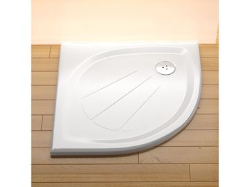 RAVAK ELIPSO PRO 90 sprchová vanička 90x90 cm, R500, liaty mramor, bez nožičiek, s protišmykom XA237701010 Obrázek - fotka