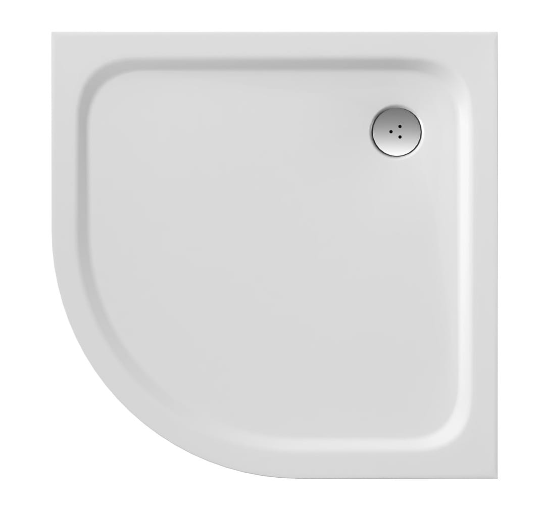 RAVAK ELIPSO PRO CHROME 90 sprchová vanička 90x90 cm, R500, liaty mramor, bez nožičiek