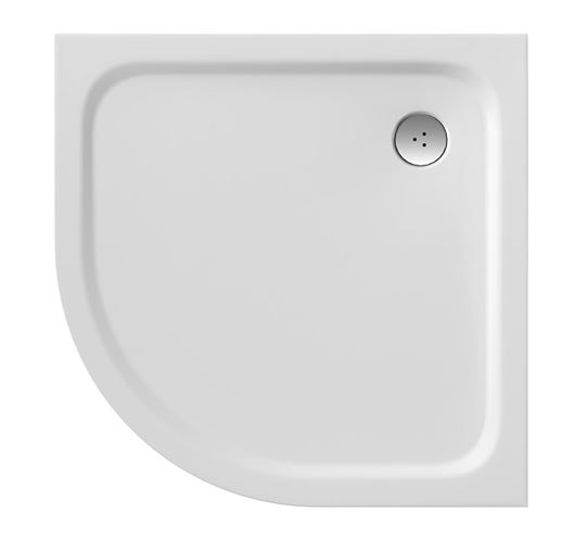 RAVAK ELIPSO PRO CHROME 90 sprchová vanička 90x90 cm, R500, liaty mramor, bez nožičiek XA247701010 Obrázek - Hlavní obrázek
