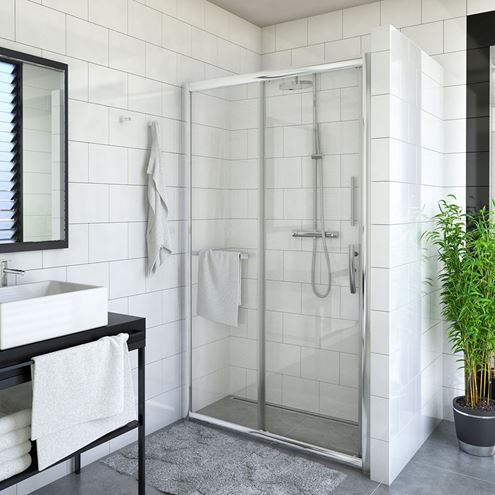 ROTH PROXIMA LINE PXD2N/1500 sprchové dvere 150x200 cm, posuvné, brillant/sklo transparent 526-1500000-00-02 Obrázek - fotka