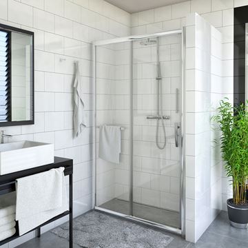 ROTH PROXIMA LINE PXD2N/1600 sprchové dvere 160x200 cm, posuvné, brillant/sklo satinato 526-1600000-00-15 Obrázek - fotka