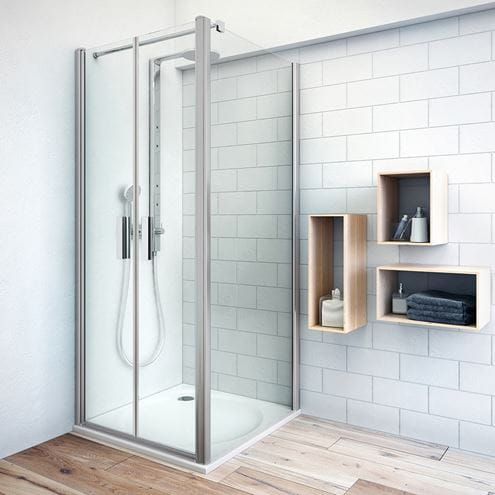 ROTH TOWER LINE TCN2/900 sprchové dvere 90x200 cm, lietacie, brillant/sklo transparent 731-9000000-00-02 Obrázek - fotka