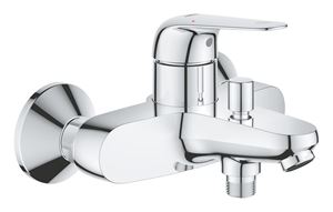 GROHE EUROECO vaňová nástenná batéria, s prepínačom, chróm