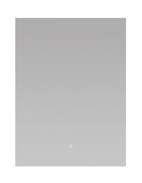 EASY zrkadlo 60x80 cm, s osvetlením, s reguláciou stmievania a teploty svetla, so senzorom, s vyhrievaním