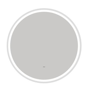 EASY zrkadlo 60 cm, s osvetlením, s reguláciou stmievania a teploty svetla, so senzorom, s vyhrievaním