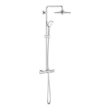 GROHE EUPHORIA SYSTEM 260 vaňová termostatická batéria, s hornou a ručnou sprchou s 3 prúdmi, chróm