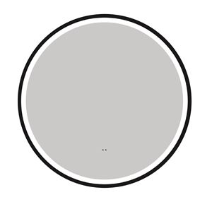 EASY zrkadlo 60 cm, s osvetlením, s reguláciou stmievania a teploty svetla, so senzorom, s vyhrievaním