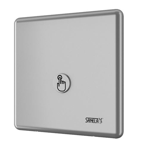 SANELA sprchová elektronická piezo batéria, pre mincové a žetónové automaty, pre jednu vodu, s telesom, nerez SLZA 20P Obrázek - Hlavní obrázek