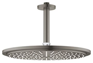 GROHE RAINSHOWER COSMOPOLITAN 310 horná sprcha pr. 310 mm, s ramenom, Water Saving, kartáčovaný hard graphite