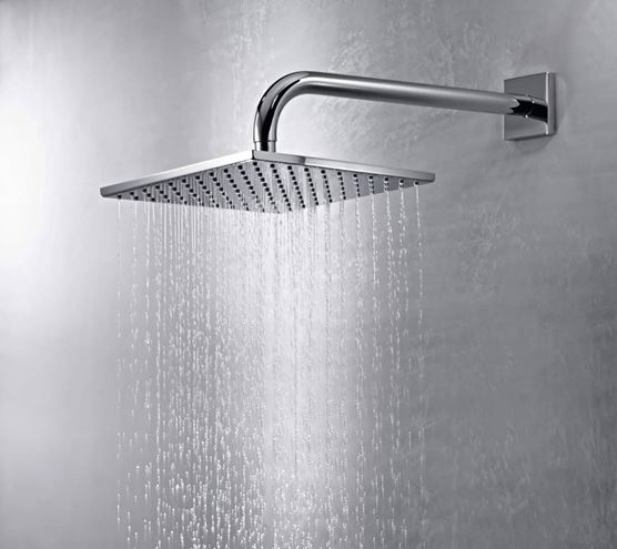 HANSA VIVA horná sprcha 250x250 mm, s ramenom, Eco, chróm 04180340 Obrázek - fotka