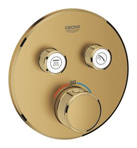 GROHE GROHTHERM SMARTCONTROL podomietková termostatická batéria, pre 2 spotrebiče, Water Saving, brúsený cool sunrise
