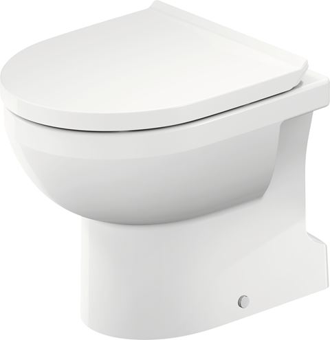 DURAVIT NO.1 stacionárne WC, Rimless splachovanie, spodný odpad 21840100002 Obrázek - fotka