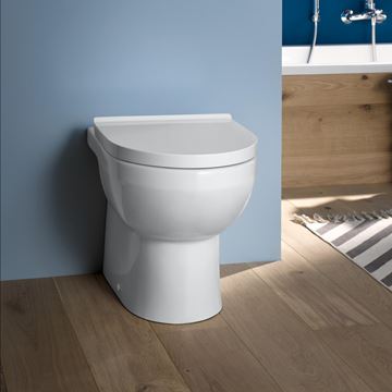 DURAVIT NO.1 stacionárne WC, Rimless splachovanie, zadný odpad 20090900002 Obrázek - fotka
