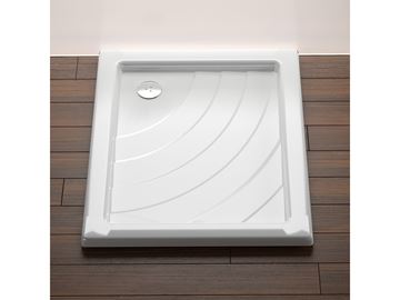 RAVAK ANGELA 80 PU sprchová vanička 80x80 cm, akrylát, samonosná A004401120 Obrázek - fotka
