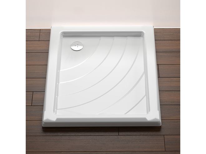 RAVAK ANGELA 80 PU sprchová vanička 80x80 cm, akrylát, samonosná A004401120 Obrázek - fotka
