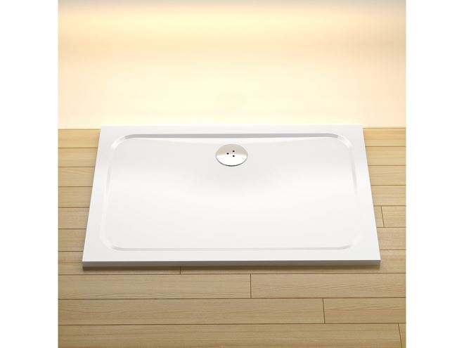 RAVAK GIGANT PRO CHROME sprchová vanička 100x80 cm, liaty mramor, bez nožičiek XA04A401010 Obrázek - fotka