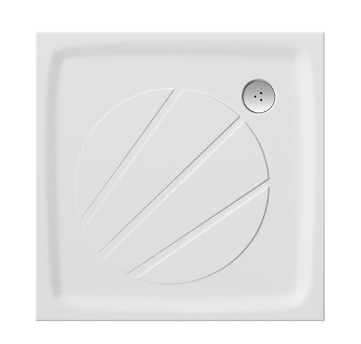 RAVAK PERSEUS PRO 90 sprchová vanička 90x90 cm, liaty mramor, bez nožičiek, s protišmykom XA037701010 Obrázek - Hlavní obrázek
