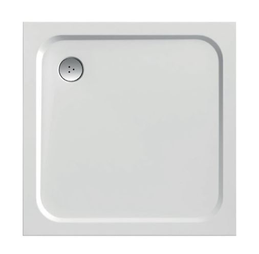 RAVAK PERSEUS PRO CHROME 80 sprchová vanička 80x80 cm, liaty mramor, bez nožičiek XA044401010 Obrázek - Hlavní obrázek
