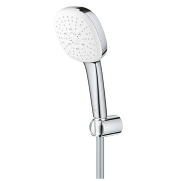 GROHE TEMPESTA CUBE 110 sprchová súprava 3-dielna, ručná sprcha 110x110 mm, 3 prúdy, hadica, držiak, Water Saving, chróm 27588003 Obrázek - fotka