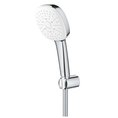 GROHE TEMPESTA CUBE 110 sprchová súprava 3-dielna, ručná sprcha 110x110 mm, 3 prúdy, hadica, držiak, Water Saving, chróm 27588003 Obrázek - fotka
