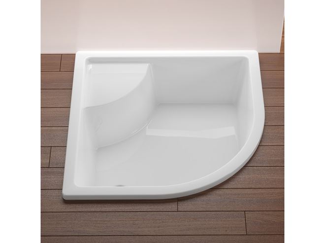RAVAK SABINA 90 LA sprchová vanička 90x90 cm, R500, akrylát, bez nožičiek A217001020 Obrázek - fotka