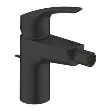 GROHE EUROSMART bidetová stojanková batéria, s odtokovou súpravou, Water Saving, matná čierna