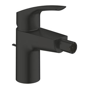 GROHE EUROSMART bidetová stojanková batéria, s odtokovou súpravou, Water Saving, matná čierna