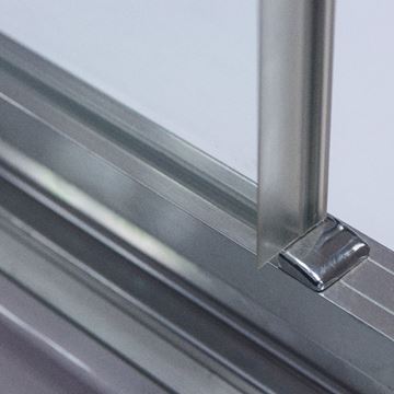 ROTH PROXIMA LINE PXS2L/1000 sprchové dvere 100x185 cm, posuvné, ľavé, brillant/sklo transparent 537-1000000-00-02 Obrázek - fotka