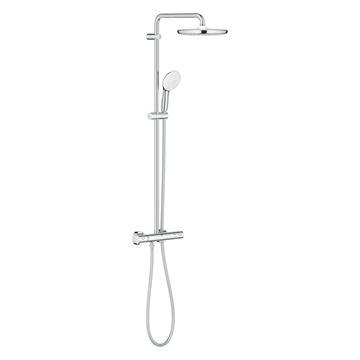 GROHE TEMPESTA SYSTEM 250 sprchový set s termostatickou batériou, horná sprcha, ručná sprcha s 2 prúdmi, tyč, hadica, Water Saving, chróm