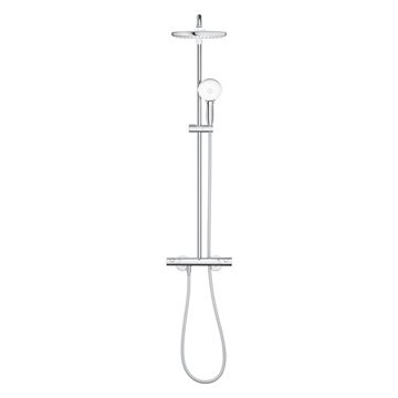 GROHE TEMPESTA SYSTEM 250 sprchový set s termostatickou batériou, horná sprcha, ručná sprcha s 2 prúdmi, tyč, hadica, Water Saving, chróm 26670001 Obrázek - fotka