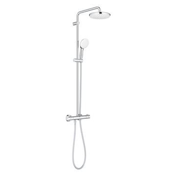 GROHE TEMPESTA SYSTEM 210 sprchový set s termostatickou batériou, horná sprcha, ručná sprcha, tyč, hadica, Water Saving, chróm 26811001 Obrázek - fotka
