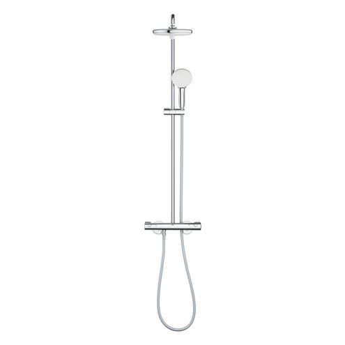 GROHE TEMPESTA SYSTEM 210 sprchový set s termostatickou batériou, horná sprcha, ručná sprcha, tyč, hadica, Water Saving, chróm 26811001 Obrázek - fotka