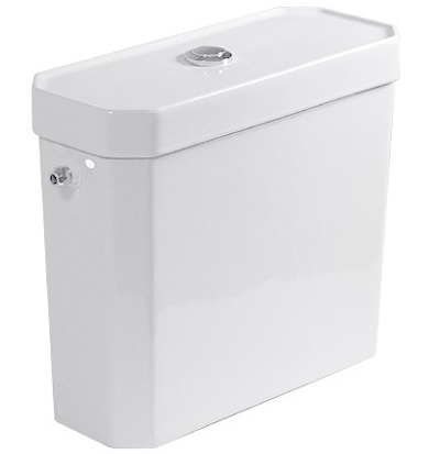 DURAVIT 1930 WC kombi nádržka, bočný prívod vody, Dual-Flush 0872200005 Obrázek - Hlavní obrázek