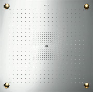 AXOR SHOWER SOLUTIONS SHOWERHEAVEN 970/970 3JET horná sprcha 970x970 mm, 3 prúdy, s LED osvetlením, vzhľad nerezu