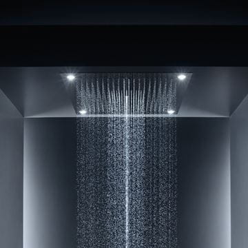 AXOR SHOWER SOLUTIONS SHOWERHEAVEN 970/970 3JET horná sprcha 970x970 mm, 3 prúdy, s LED osvetlením, vzhľad nerezu 10623800 Obrázek - fotka