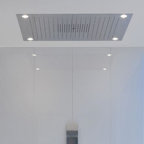 AXOR SHOWER SOLUTIONS SHOWERHEAVEN 970/970 3JET horná sprcha 970x970 mm, 3 prúdy, s LED osvetlením, vzhľad nerezu 10623800 Obrázek - fotka