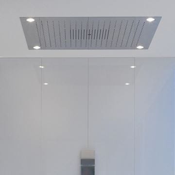 AXOR SHOWER SOLUTIONS SHOWERHEAVEN 970/970 3JET horná sprcha 970x970 mm, 3 prúdy, s LED osvetlením, vzhľad nerezu 10623800 Obrázek - fotka