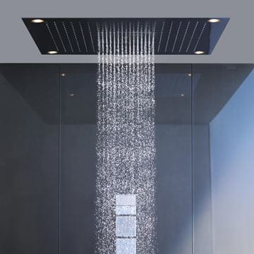 AXOR SHOWER SOLUTIONS SHOWERHEAVEN 970/970 3JET horná sprcha 970x970 mm, 3 prúdy, s LED osvetlením, vzhľad nerezu 10623800 Obrázek - fotka