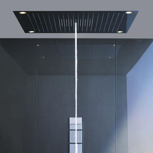 AXOR SHOWER SOLUTIONS SHOWERHEAVEN 970/970 3JET horná sprcha 970x970 mm, 3 prúdy, s LED osvetlením, vzhľad nerezu 10623800 Obrázek - fotka